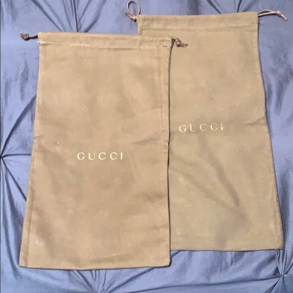 Authentic Gucci shoe dust bags pair - Picture 1 of 6
